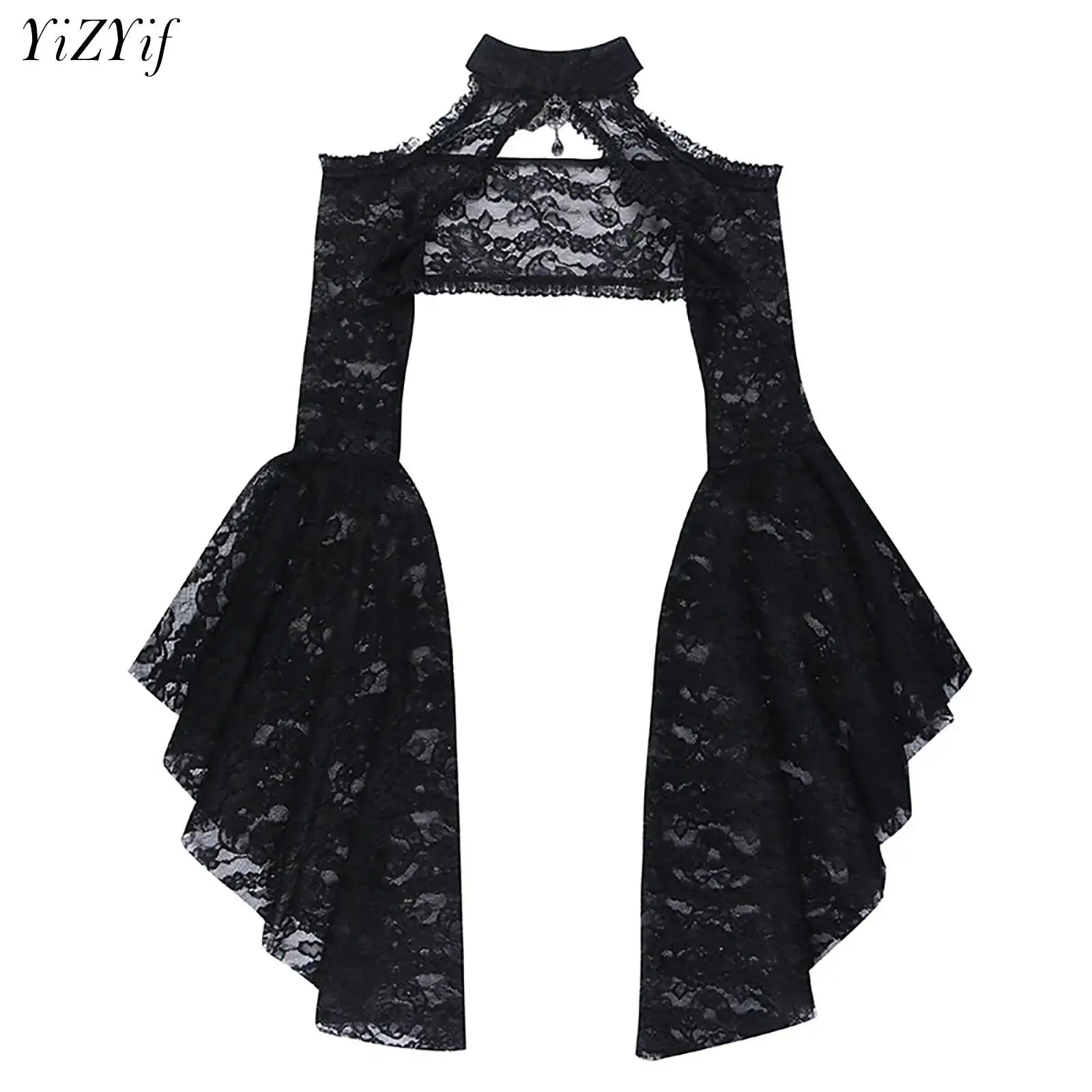 Black Lace Bolero Shrug