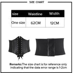 Black Waist Corset Belt