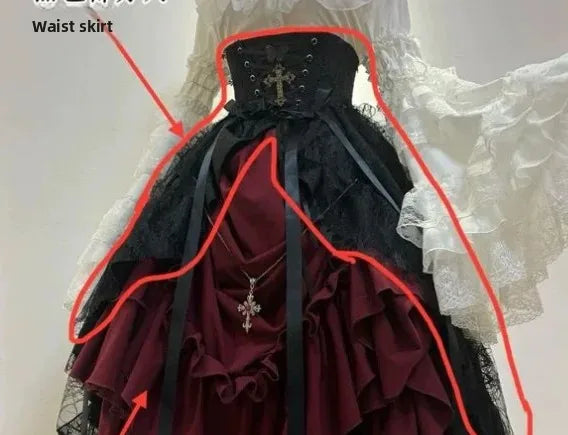 Gothic Lolita Skirt Set