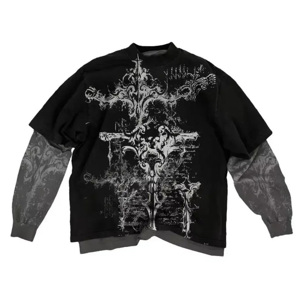 American Skull Oversized Tee