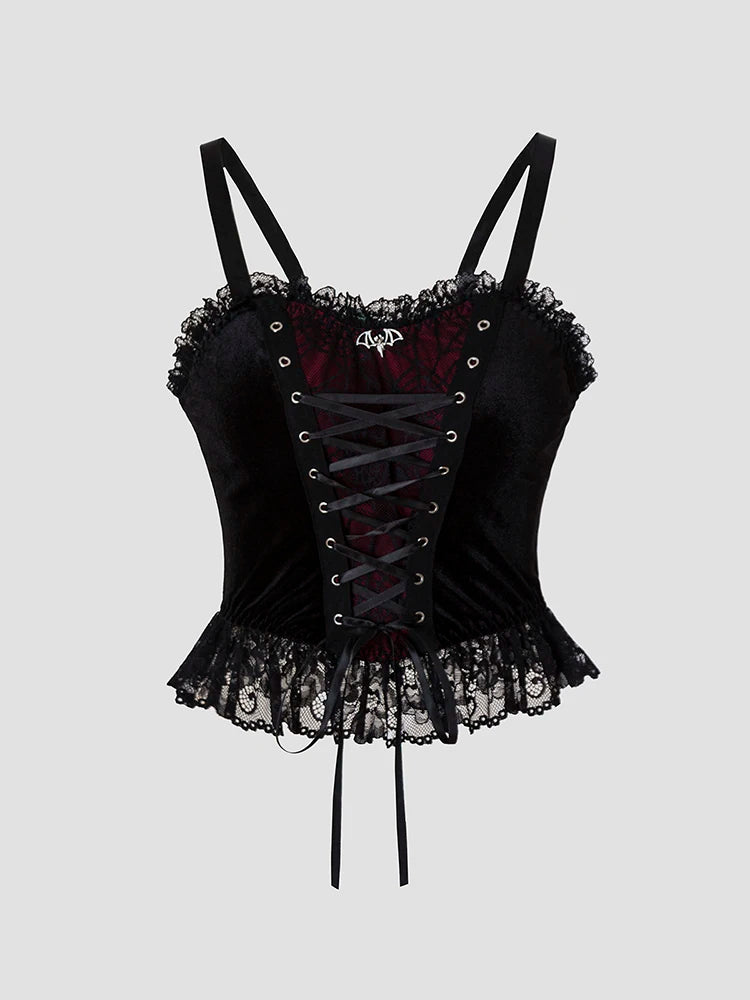 Black Velvet Gothic Cami