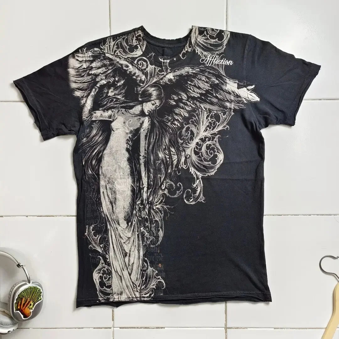 American Skull Oversized Tee