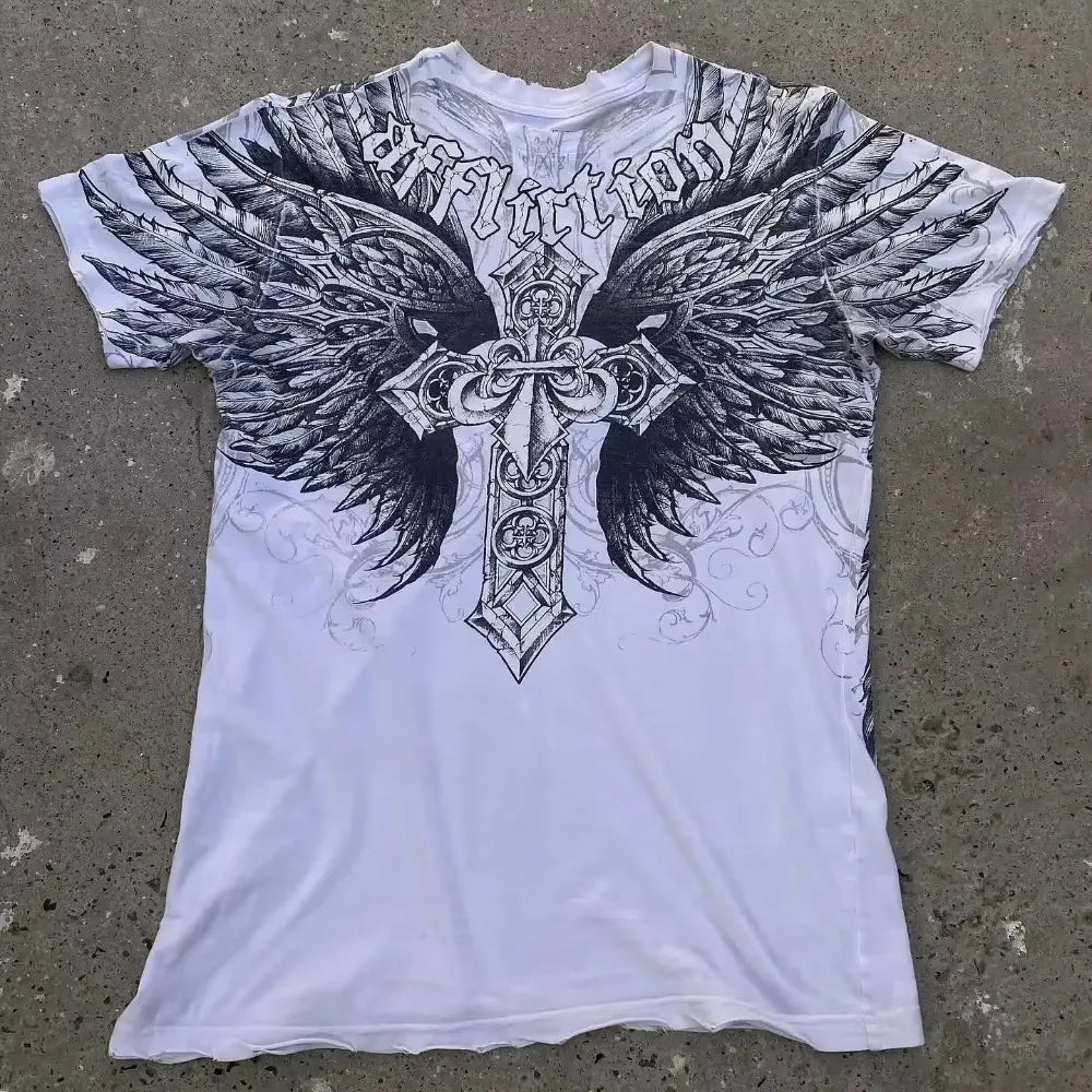 American Skull Oversized Tee