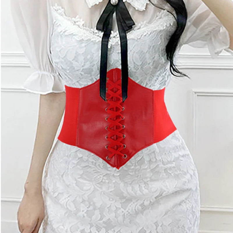 Black Waist Corset Belt