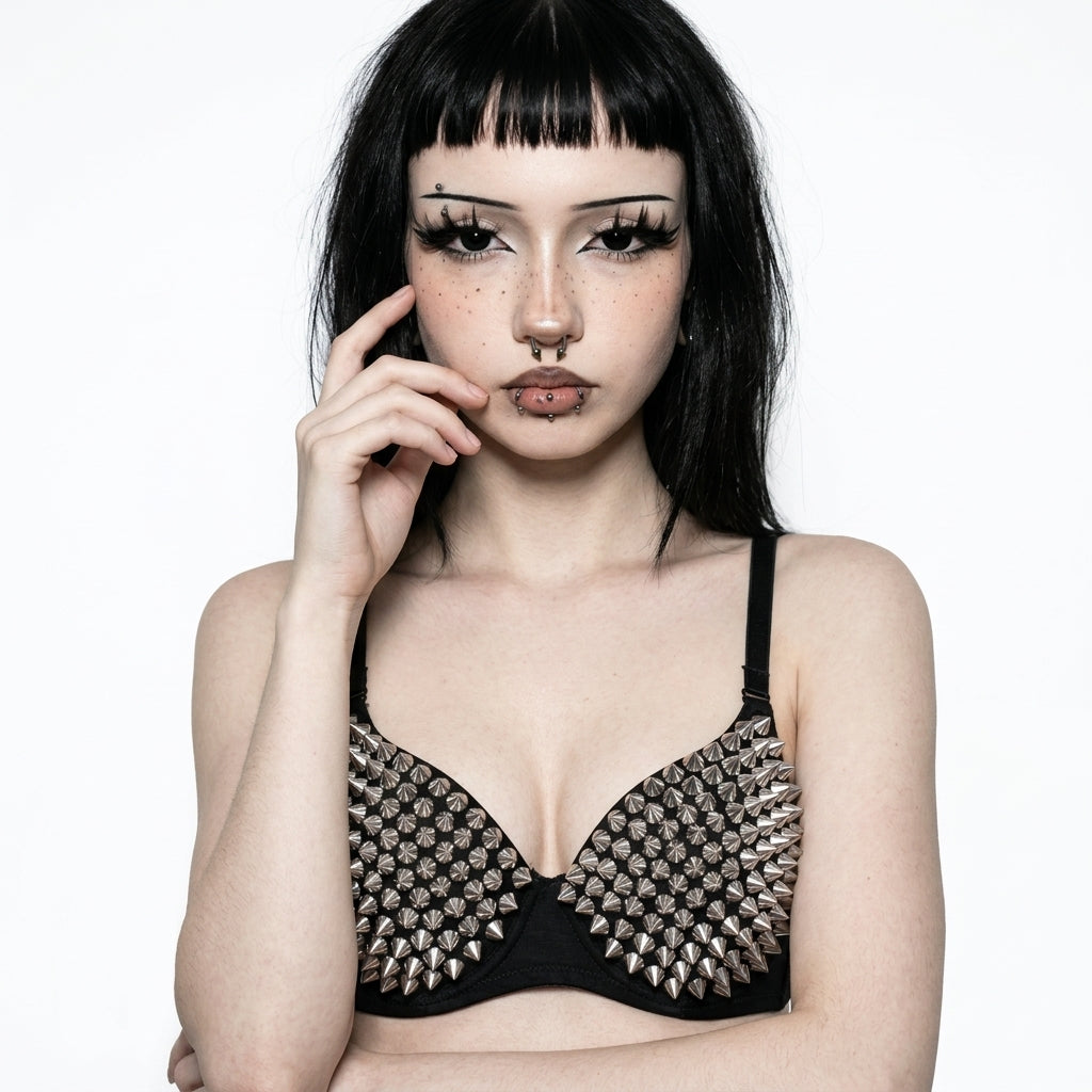 Spike Stud Bra Top