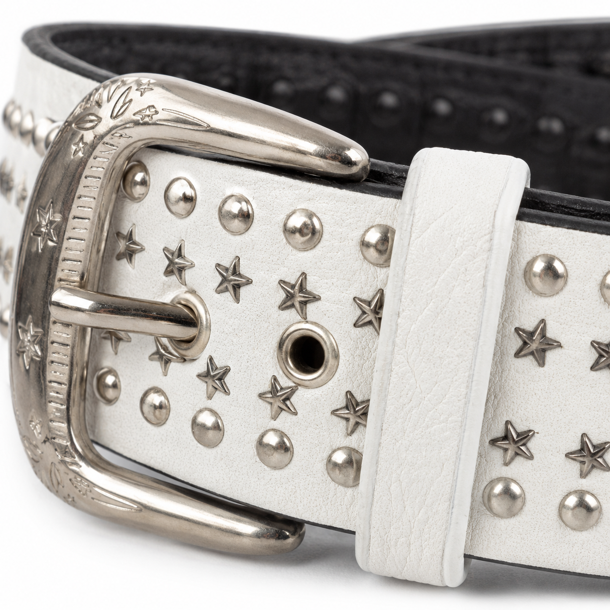 Rivet Punk Belt - Studded Goth Waist Belt