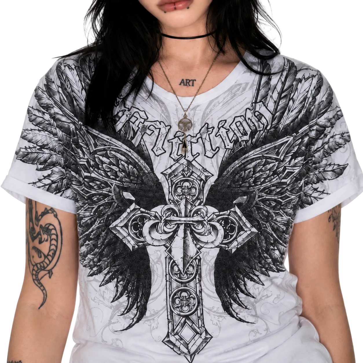 American Skull Oversized Tee