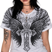 American Skull Oversized Tee