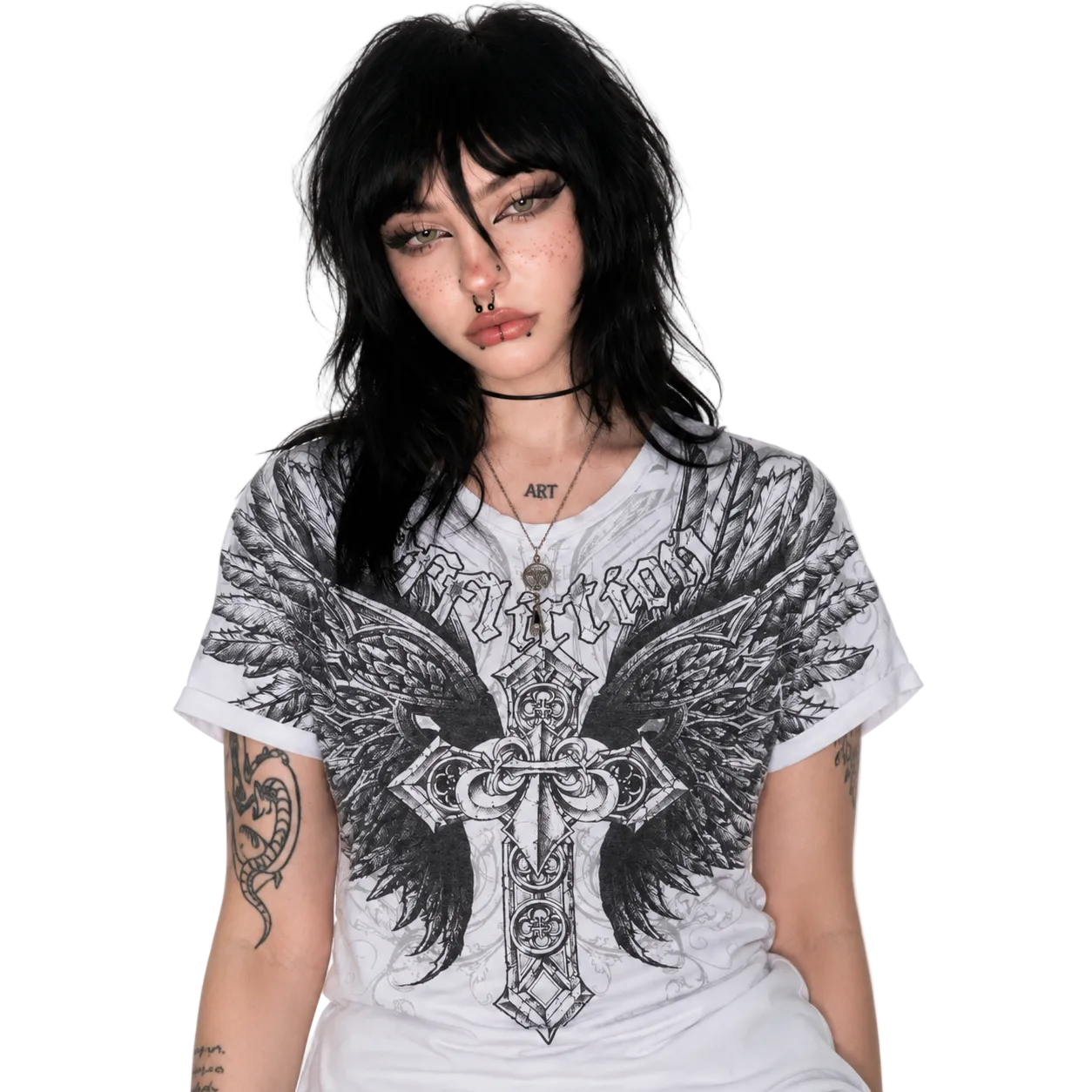 American Skull Oversized Tee