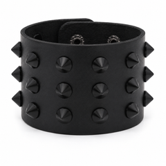 Goth Spike Stud Wrist Cuff Bracelet