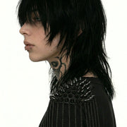 Chain tassel punk shoulder epaulettes