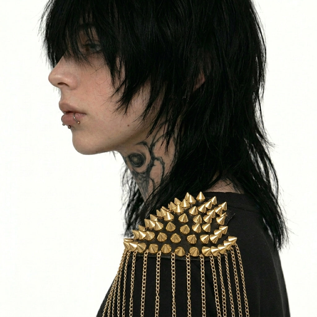 Chain Tassel Shoulder Epaulettes