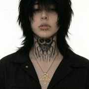 Inverted Pentagram Pendant Necklace