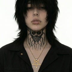 Inverted Pentagram Pendant Necklace