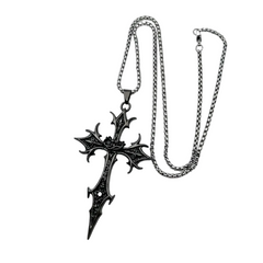 Gothic Cross Pendant Necklace