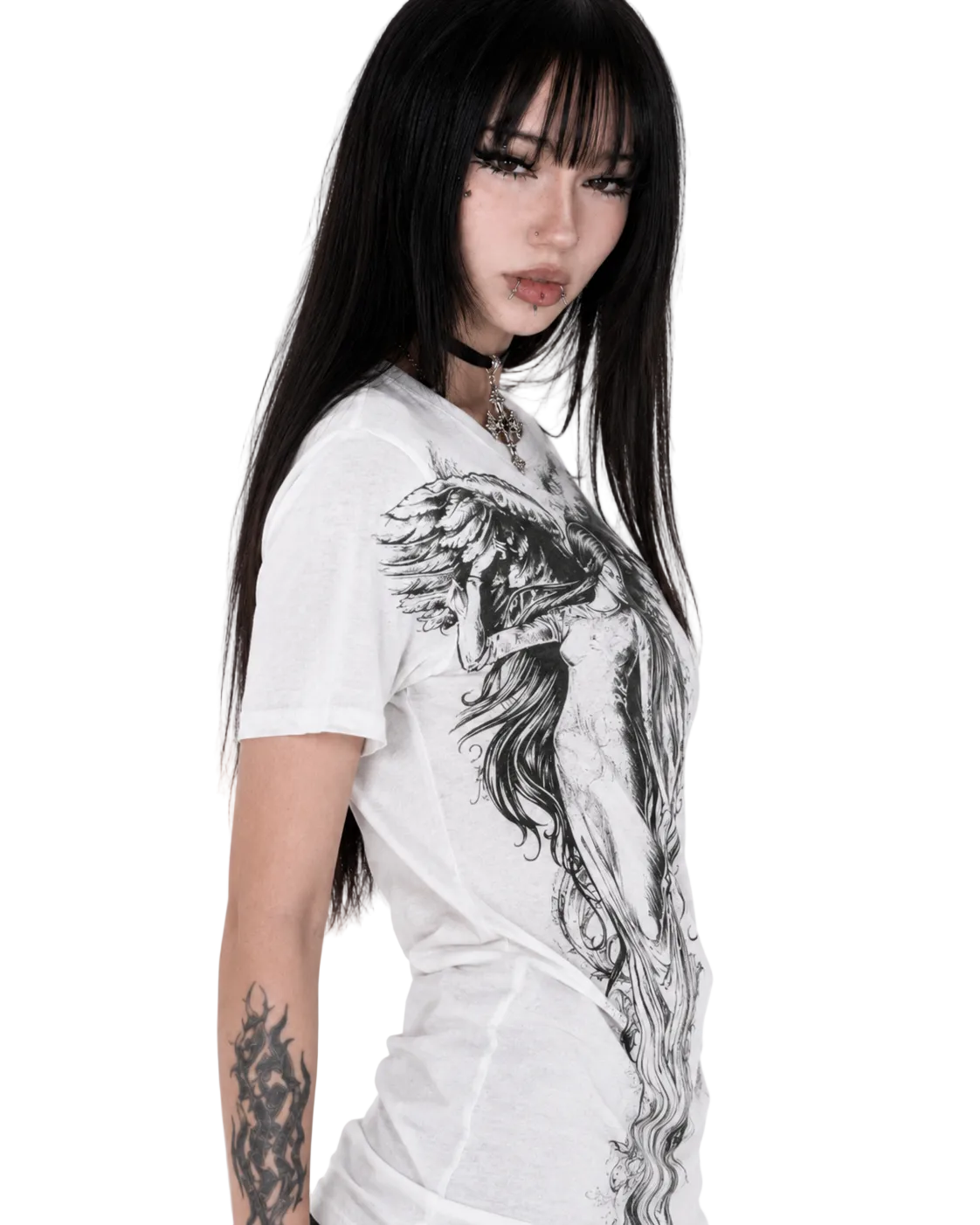 American Skull Oversized Tee