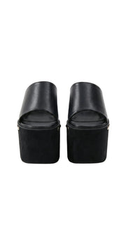Platform Wedge Heel Sandals — 14 cm Heel, Gothic Dark Alt