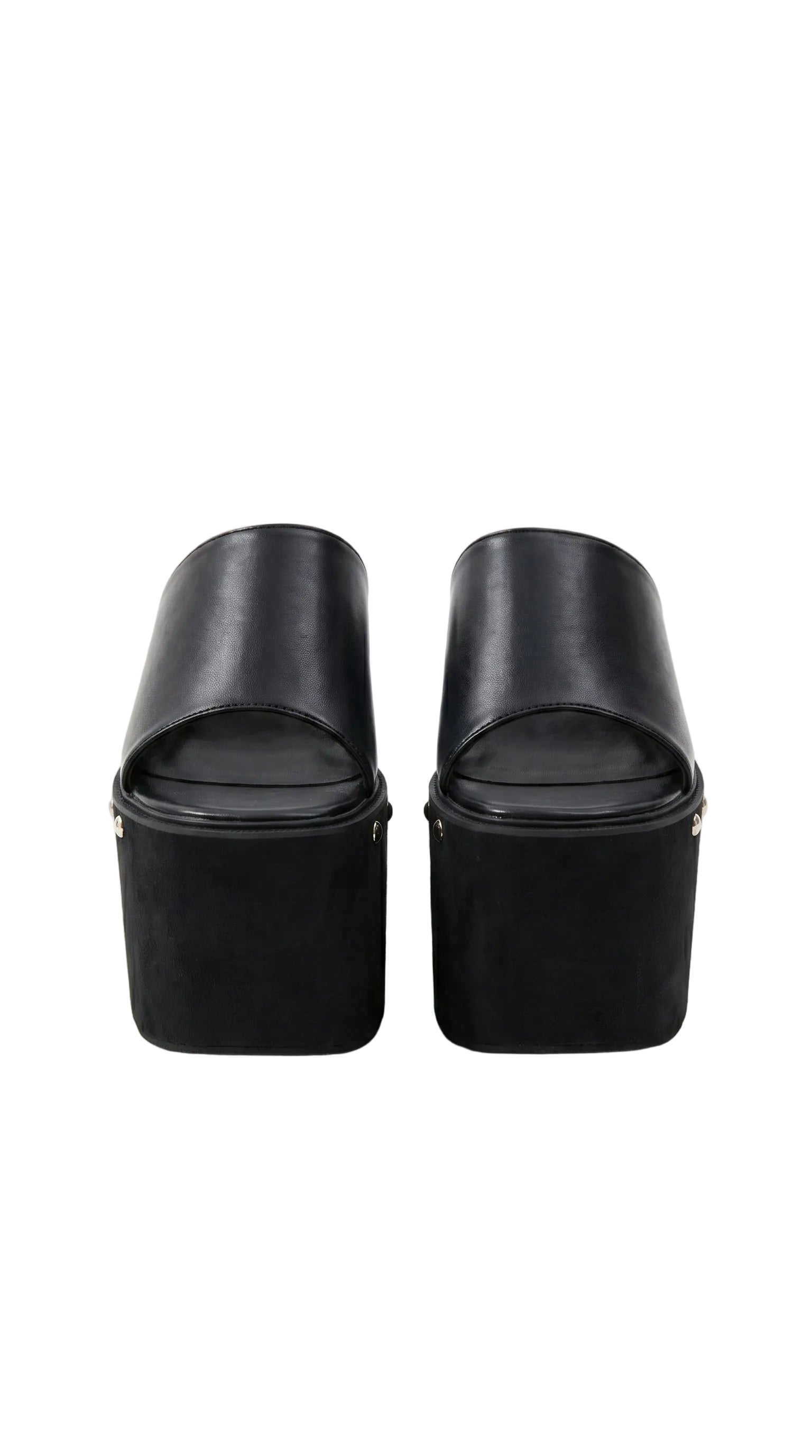 Platform Wedge Heel Sandals — 14 cm Heel, Gothic Dark Alt