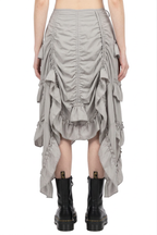 Red High Low Gothic Skirt