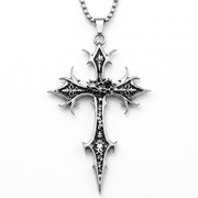 Gothic Cross Pendant Necklace