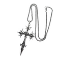 Gothic Cross Pendant Necklace