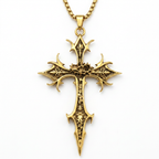 Gothic Cross Pendant Necklace