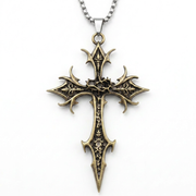 Gothic Cross Pendant Necklace