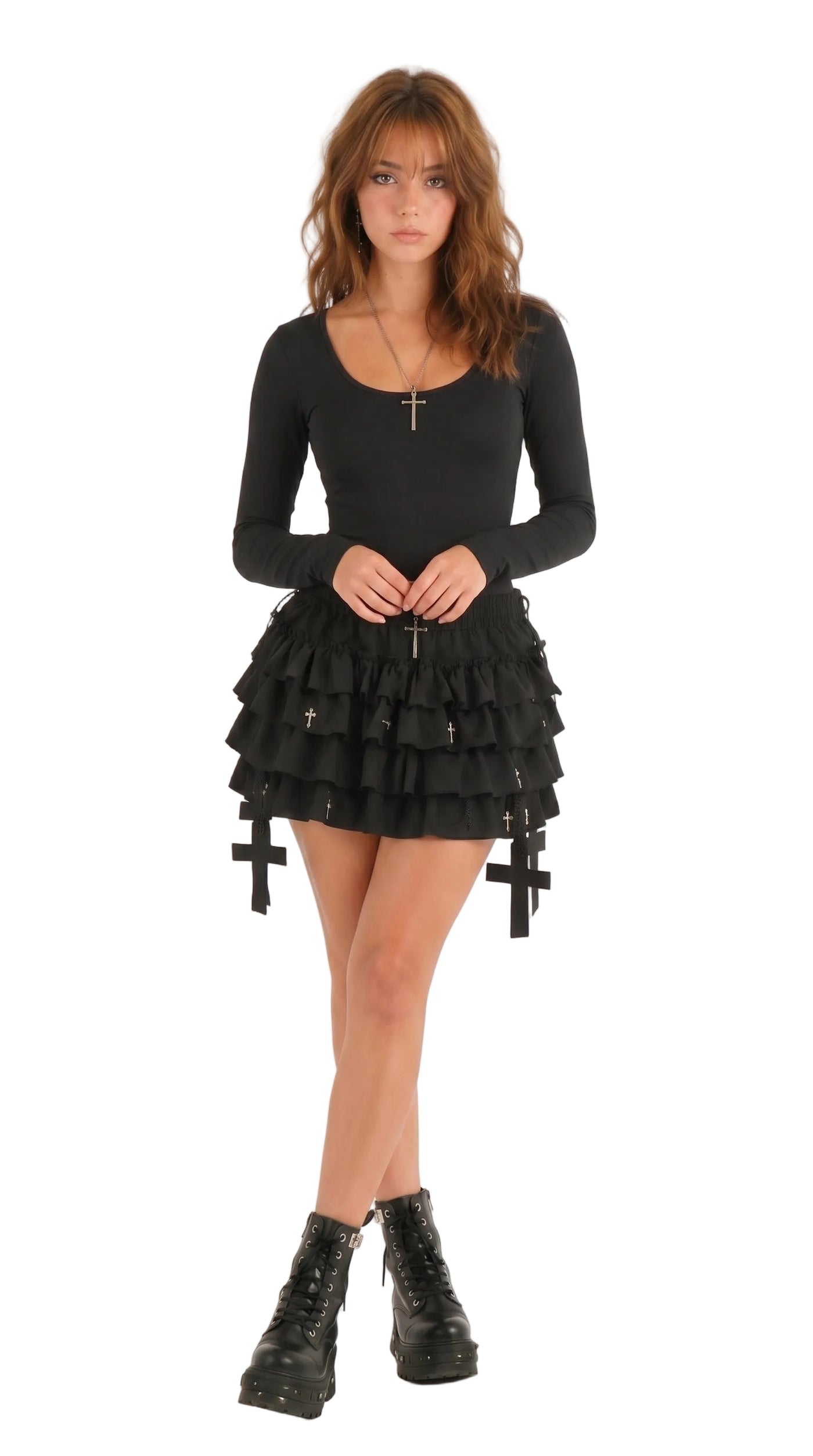 Gothic Mini Skirt Collection — Dark Alt Ruffle, Pleated & Denim Styles