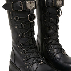 Goth Rivet Platform Boots