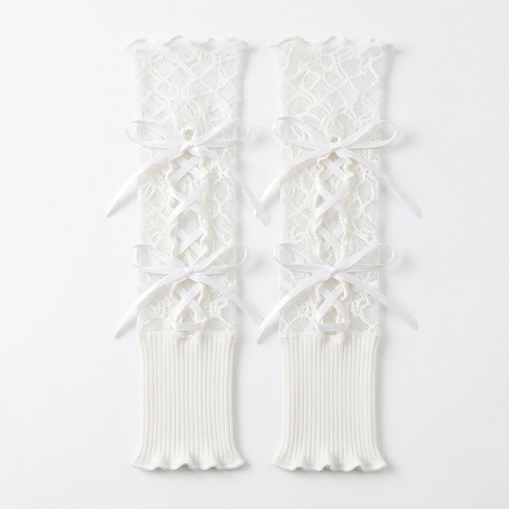 Black Gothic Lace Gloves