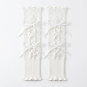 Black Gothic Lace Gloves
