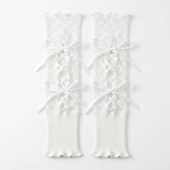 Black Gothic Lace Gloves