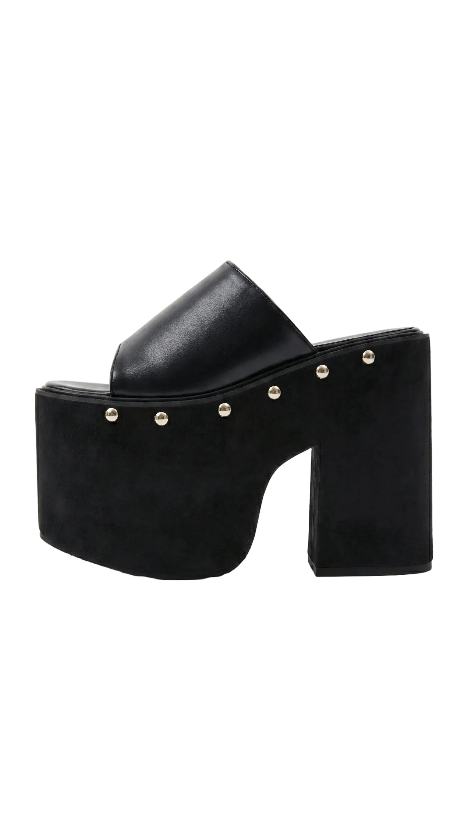 Platform Wedge Heel Sandals — 14 cm Heel, Gothic Dark Alt